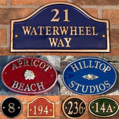 cast metal house signs nz|metal signs.